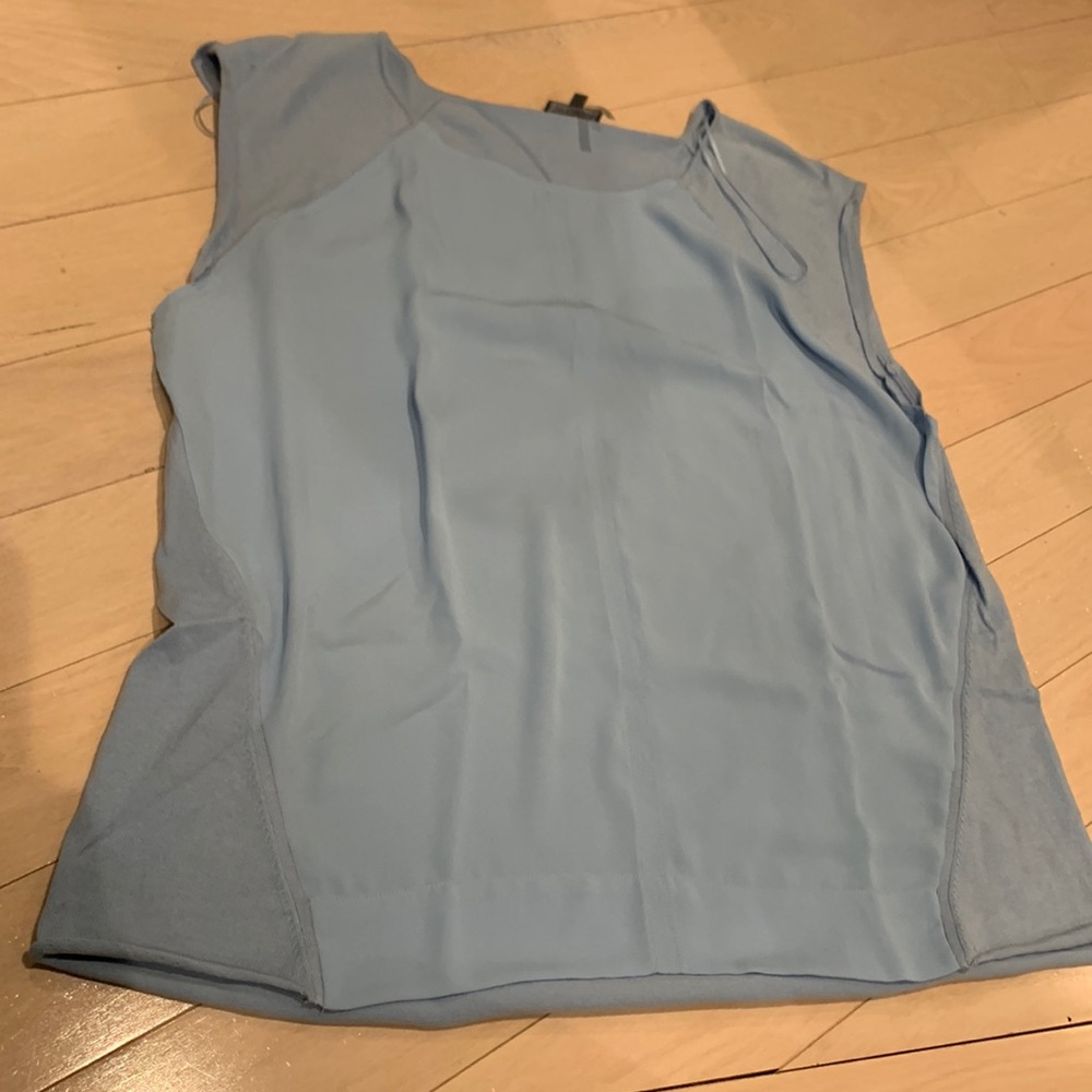 Vince Camuto Light Blue Blouse Size XL